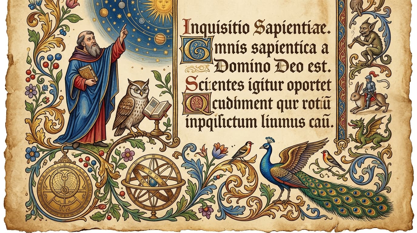 Medieval Spectrogram and Marginalia
